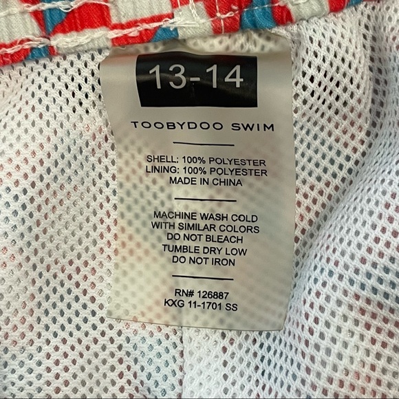 Toobydoo Swim Boys Board Shorts - Size 13/14 - Picture 7 of 7